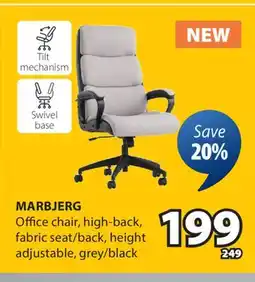 JYSK MARBJERG Office chair offer