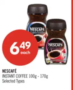 Shoppers Drug Mart NESCAFÉ INSTANT COFFEE offer