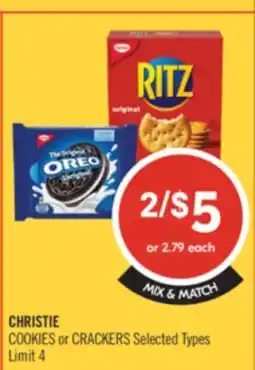 Shoppers Drug Mart CHRISTIE COOKIES or CRACKERS offer