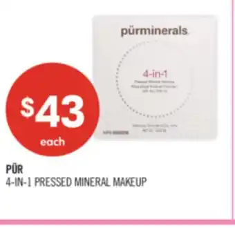 Shoppers Drug Mart PÜR 4-IN-1 PRESSED MINERAL MAKEUP offer