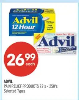 Shoppers Drug Mart ADVIL PAIN RELIEF PRODUCTS offer