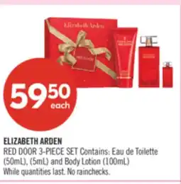 Shoppers Drug Mart ELIZABETH ARDEN RED DOOR 3-PIECE SET offer