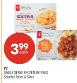 Shoppers Drug Mart PC Single Serve Frozen Entrees offer