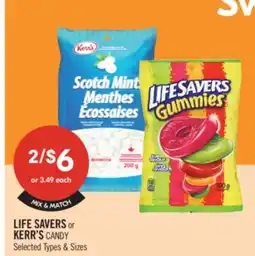 Shoppers Drug Mart LIFE SAVERS or KERR'S CANDY offer