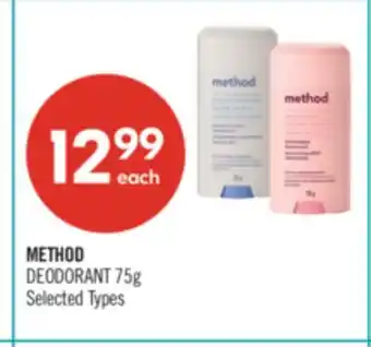 Shoppers Drug Mart METHOD DEODORANT offer