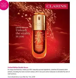 Shoppers Drug Mart Clarins Double Serum Lunar New Year offer
