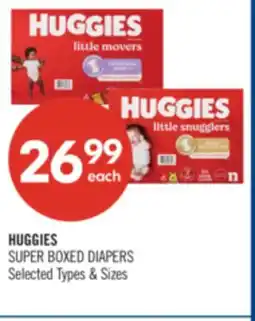 Shoppers Drug Mart HUGGIES SUPER BOXED DIAPERS offer