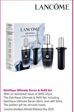 Shoppers Drug Mart Lancome Génifique Ultimate Radiance Duo offer