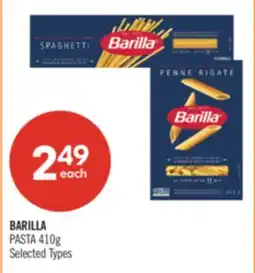 Shoppers Drug Mart BARILLA PASTA offer
