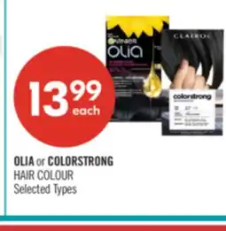 Shoppers Drug Mart OLIA or COLORSTRONG HAIR COLOUR offer