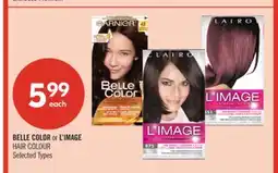 Shoppers Drug Mart BELLE COLOR or L'IMAGE HAIR COLOUR offer