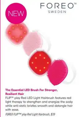 Shoppers Drug Mart FOREO FLIP play Red Light Hairbrush offer