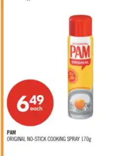 Shoppers Drug Mart PAM ORIGINAL NO-STICK COOKING SPRAY offer