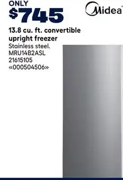 RONA Midea 13.8 cu. ft. convertible upright freezer offer