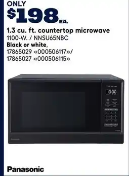 RONA Panasonic 1.3 cu. ft. countertop microwave Black or white offer