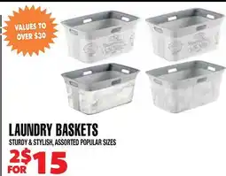 Len's Mill Stores LAUNDRY BASKETS offer
