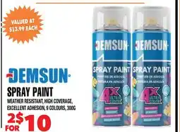 Len's Mill Stores DEMSUN SPRAY PAINT offer