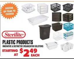 Len's Mill Stores PLASTIC PRODUCTS offer