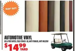 Len's Mill Stores AUTOMOTIVE VINYL offer