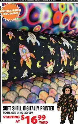 Len's Mill Stores SOFT SHELL DIGITALLY PRINTED offer