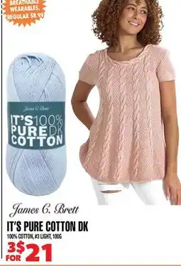 Len's Mill Stores IT'S PURE COTTON DK offer