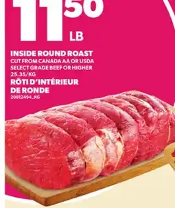 Independent City Market INSIDE ROUND ROAST offer