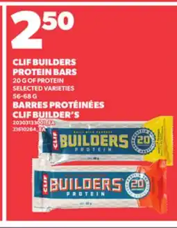 Independent City Market CLIF BUILDERS PROTEIN BARS, 20 G OF PROTEIN offer