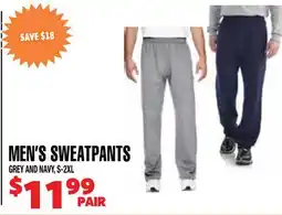 Len's Mill Stores MEN'S SWEATPANTS offer