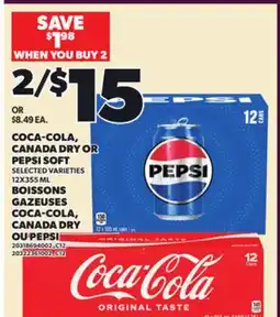 Independent City Market COCA-COLA, CANADA DRY OR PEPSI SOFT offer