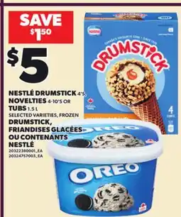 Independent City Market NESTLÉ DRUMSTICK, 4'S NOVELTIES, 4-10'S TUBS offer