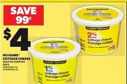 Independent City Market NO NAME COTTAGE CHEESE offer