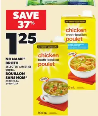 Independent City Market NO NAME BROTH offer