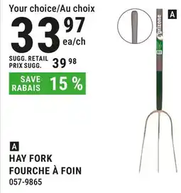 BMR HAY FORK offer