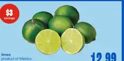 Wholesale Club LIMES, 63 CT offer