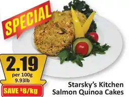 Starsky Starsky's Kitchen Salmon Quinoa Cakes offer