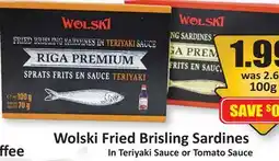 Starsky Wolski Fried Brisling Sardines offer