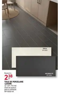 Matério TUILE DE PORCELAINE LAGOM offer