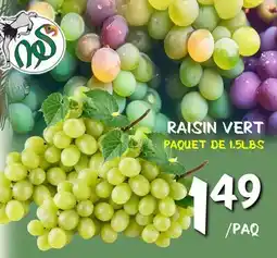 Marche Salaberry RAISIN VERT offer