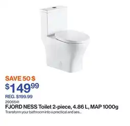 Patrick Morin NESS Toilet 2-piece, 4.86 L, MAP 1000g offer