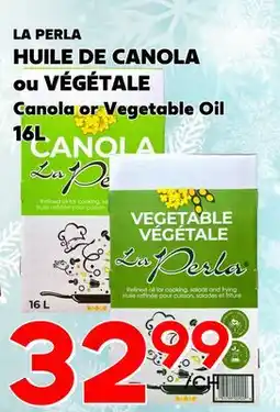 Marche Salaberry LA PERLA HUILE DE CANOLA ou VÉGÉTALE offer