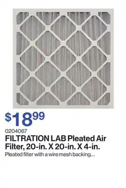 Patrick Morin Pleated Air Filter, 20-in. X 20-in. X 4-in offer