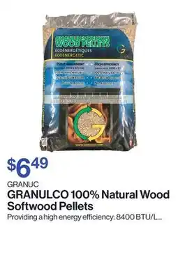 Patrick Morin 100% Natural Wood Softwood Pellets offer