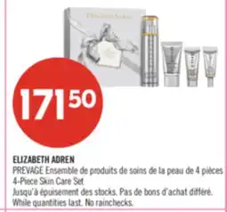 Pharmaprix ELIZABETH ADREN PREVAGE 4-Piece Skin Care Set offer