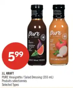 Pharmaprix J.L. KRAFT PURE Salad Dressing offer