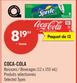Pharmaprix COCA-COLA Beverages offer