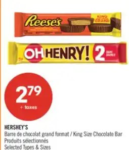 Pharmaprix HERSHEY'S King Size Chocolate Bar offer