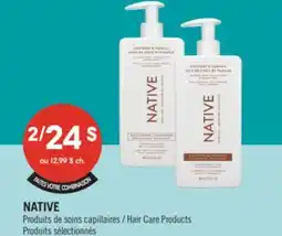 Pharmaprix NATIVE Hair Care Products offer