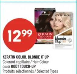 Pharmaprix KERATIN COLOR, BLONDE IT UP Colorant Hair Colour or ROOT TOUCH-UP offer