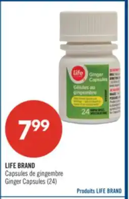Pharmaprix Life Brand Ginger Capsules offer