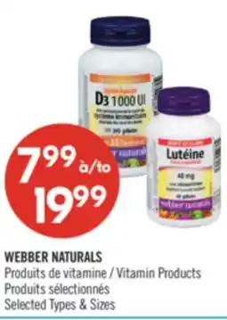 Pharmaprix WEBBER NATURALS Vitamin Products offer